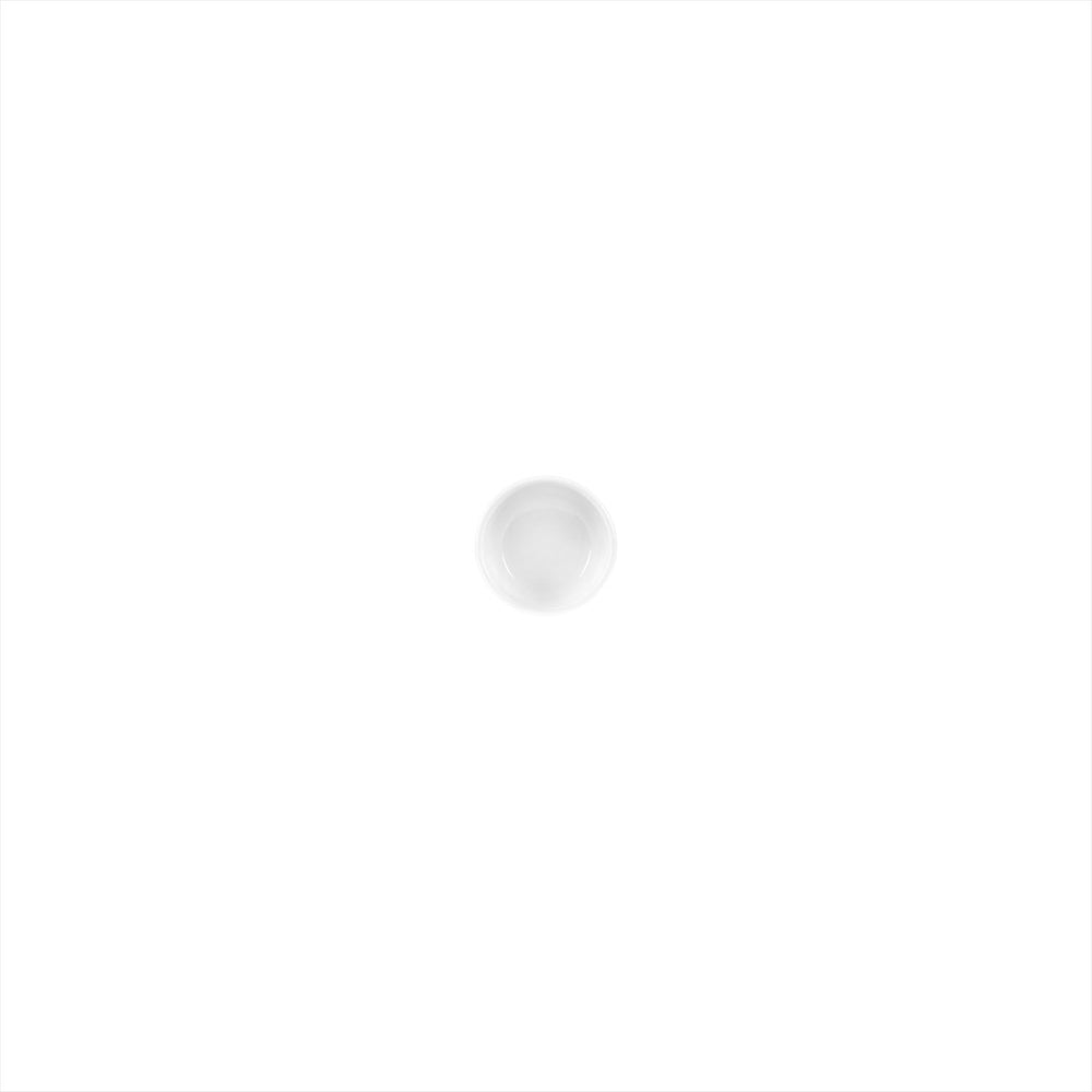 Delta-Coupe dia.2.25" h:1" 1 oz. Round White Porcelain Ramekin