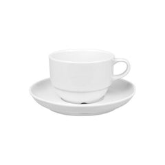 Delta-Coupe dia.4.75" Round White Porcelain Saucer