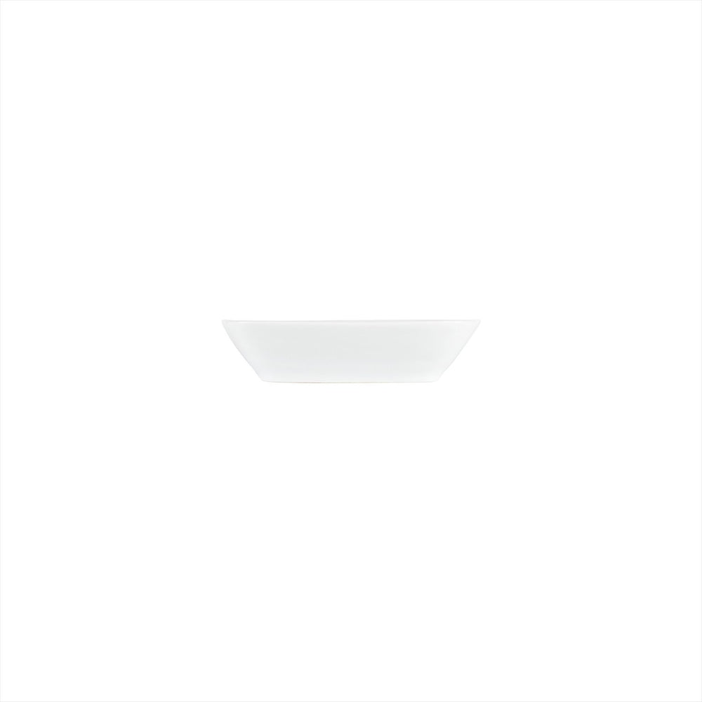 Delta-Coupe 6.5" x 4.75" x h:1.5" 12 oz. Rectangular White Porcelain Deep Plate
