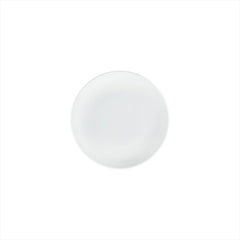 Delta-Coupe dia.7.5" Round White Porcelain Plate