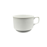 Delta dia.3.25" h:2.25" 8 oz. Round White Porcelain Cup