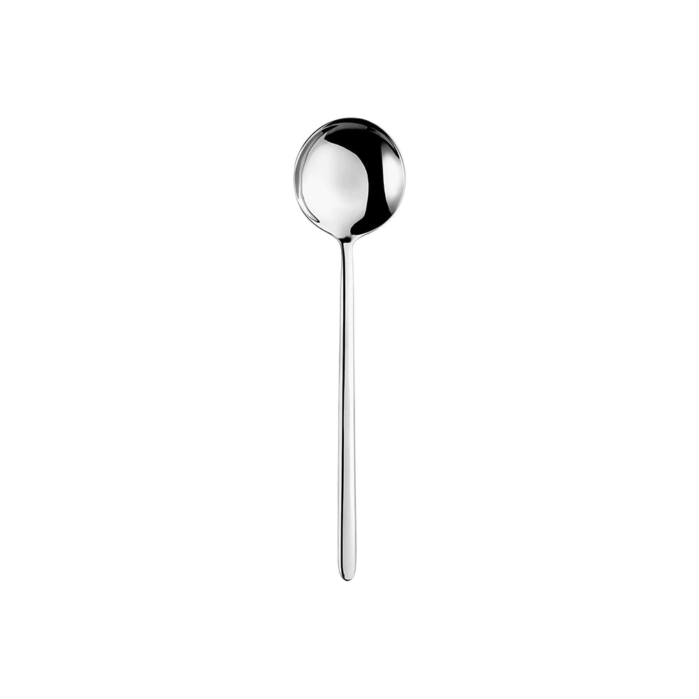 Alaska 8.5" Silver Stainless Steel Serving Spoon 18/10