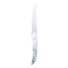 Flatware Accessories 9.25" White Stainless Steel Steak Knife