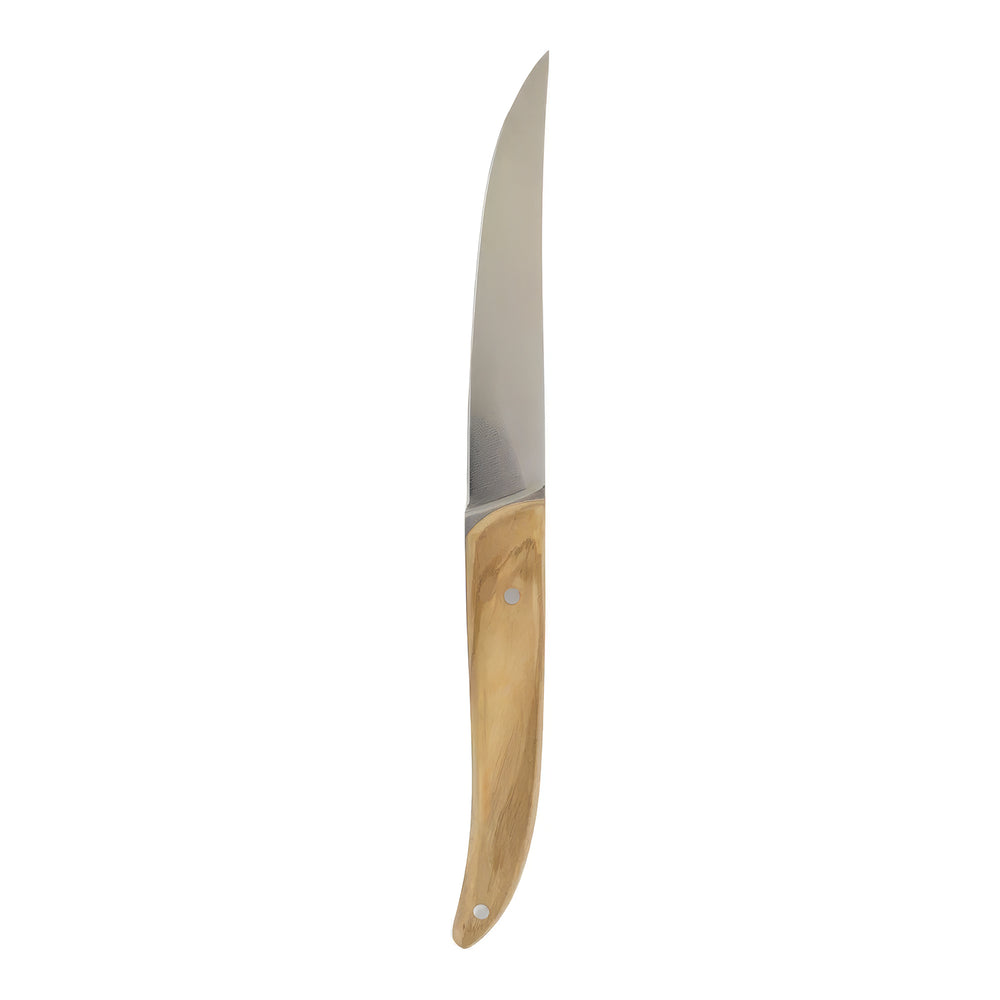 Flatware Accessories 9.25" Brown Stainless Steel Steak Knife