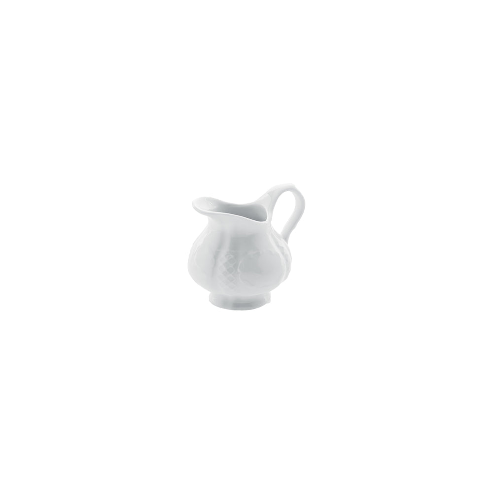 Flora dia.6.25" Round White Porcelain Plate