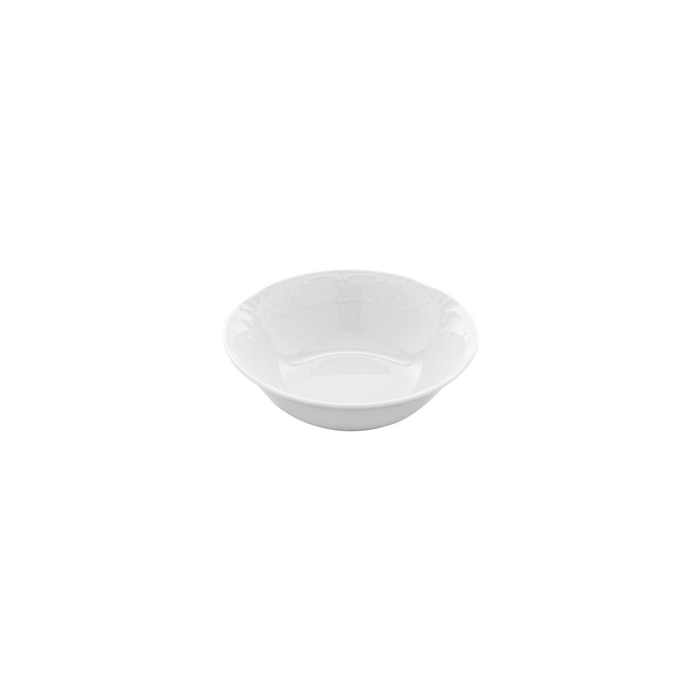 Flora dia.6.25" Round White Porcelain Plate