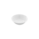 Flora dia.9" Round White Porcelain Plate