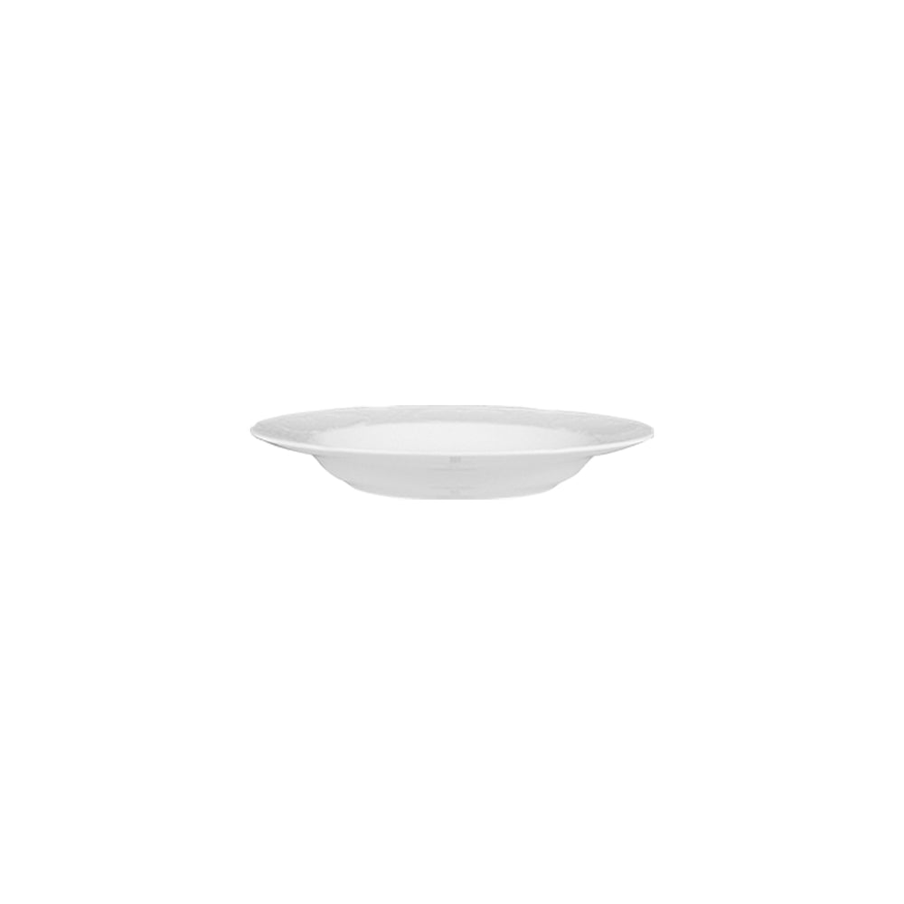 Flora dia.6.25" Round White Porcelain Plate