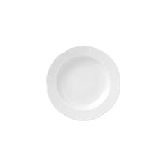 Flora dia.6.25" Round White Porcelain Plate