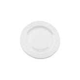 Flora dia.10.5" Round White Porcelain Plate