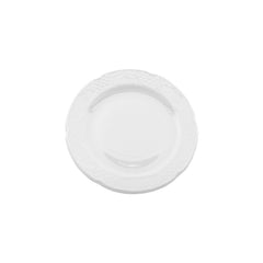 Flora dia.10.5" Round White Porcelain Plate