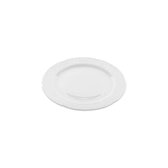 Flora dia.10.5" Round White Porcelain Plate
