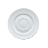 Lizbon dia.5.75" Round White Porcelain Saucer