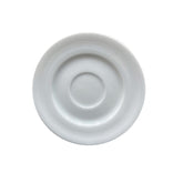 Lizbon dia.4.5" Round White Porcelain Saucer