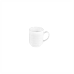 Lizbon dia.3" h:3.5" 10 oz. Round White Porcelain Mug