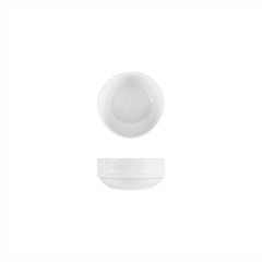 Lizbon dia.4.75" h:2" 13 oz. Round White Porcelain Bowl