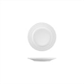 Lizbon dia.6.25" Round White Porcelain Plate