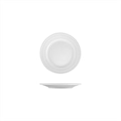 Lizbon dia.6.25" Round White Porcelain Plate
