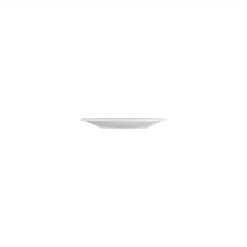 Lizbon dia.6.25" Round White Porcelain Plate