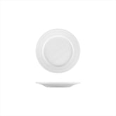 Lizbon dia.7" Round White Porcelain Plate