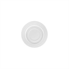 Lizbon dia.7" Round White Porcelain Saucer