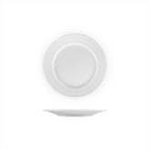 Lizbon dia.7.75" Round White Porcelain Plate