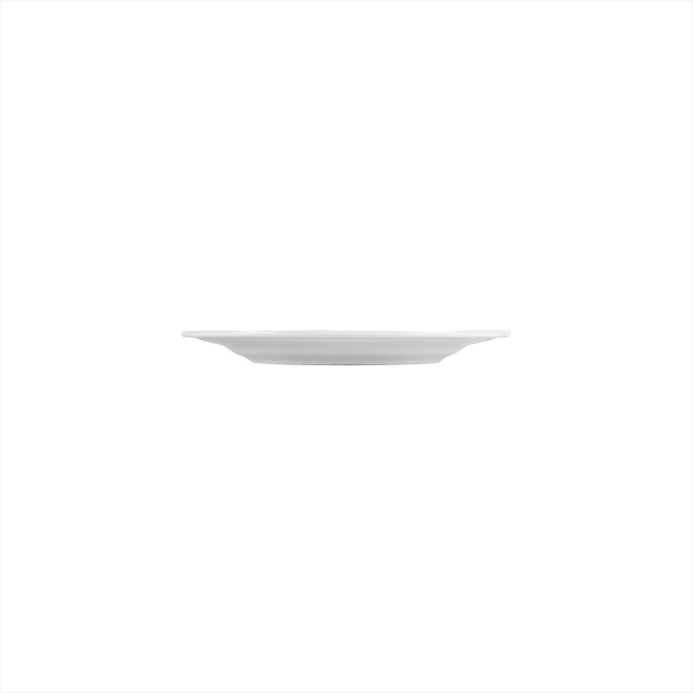 Lizbon dia.8.5" Round White Porcelain Plate