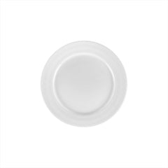 Lizbon dia.9.25" Round White Porcelain Plate