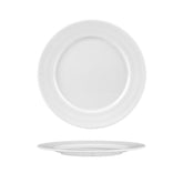 Lizbon dia.10.5" Round White Porcelain Plate