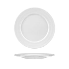 Lizbon dia.10.5" Round White Porcelain Plate