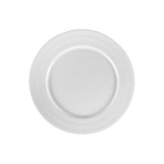 Lizbon dia.11.75" Round White Porcelain Plate