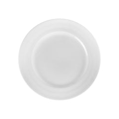 Lizbon dia.12.5" Round White Porcelain Plate