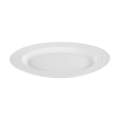Lizbon 15.25" x 10.5" x h:1.5" Oval White Porcelain Platter
