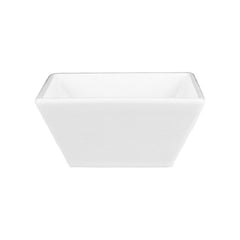 Merid 4" x 4" x h:2" 7 oz. Square White Porcelain Bowl