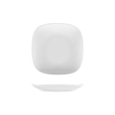 Mimoza 7" x 7" Square White Porcelain Plate