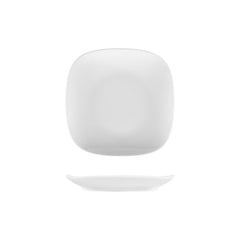 Mimoza 7" x 7" Square White Porcelain Plate
