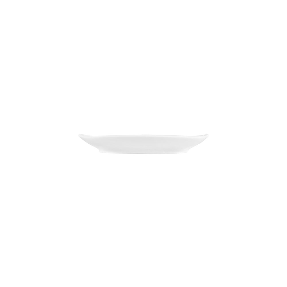 Mimoza 7" x 7" Square White Porcelain Plate