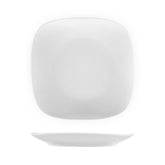 Mimoza 10" x 10" Square White Porcelain Plate
