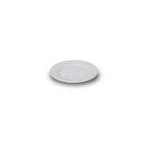 Rubikap Delta dia.6" Round White Polycarbonate Plate
