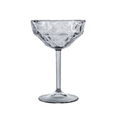 Premium dia.4.25" h:6.25" 9 oz. Round Charcoal Polycarbonate Goblet