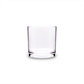 Premium dia.3" h:3" 8 oz. Round Clear Polycarbonate Whisky Glass
