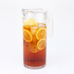 Premium dia.3.75" h:9.5" 42 oz. Round White Polycarbonate Pitcher