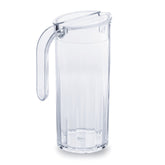 Premium dia.4.25" h:10.25" 61 oz. Round White Polycarbonate Pitcher