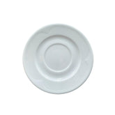 Saturn dia.5.75" Round White Porcelain Saucer