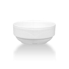 Saturn dia.3" h:1.25" 3 oz. Round White Porcelain Bowl