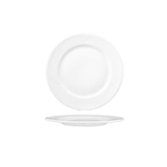 Saturn dia.9.5" Round White Porcelain Plate