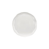 Amorf 10.75" x 10.75" Organic Warm White Vitrified Plate