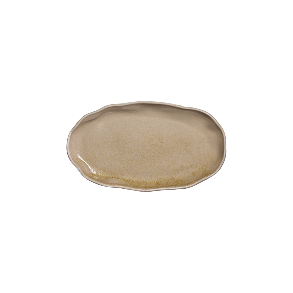 Clay 11.5" x 6.5" Organic Terracotta Vitrified Plate