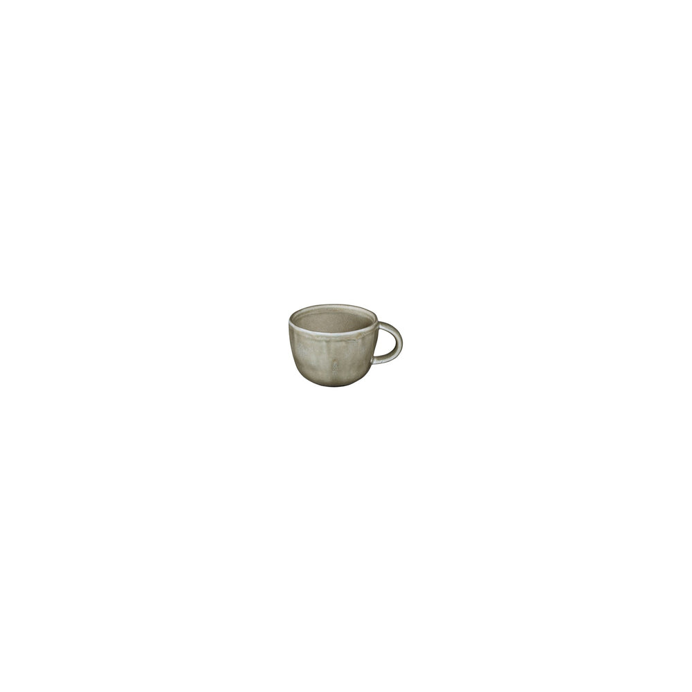 Moss 3.5" x 3.5" x h:0" 8 oz. Organic Green Vitrified Cup