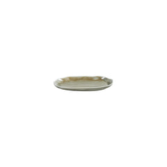 Moss 7.5" x 4.25" Organic Green Vitrified Plate